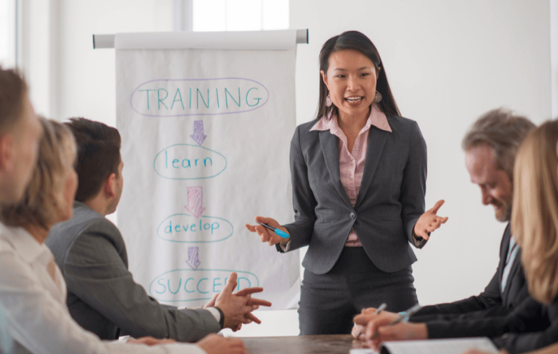 woman-in-training-room-leadership